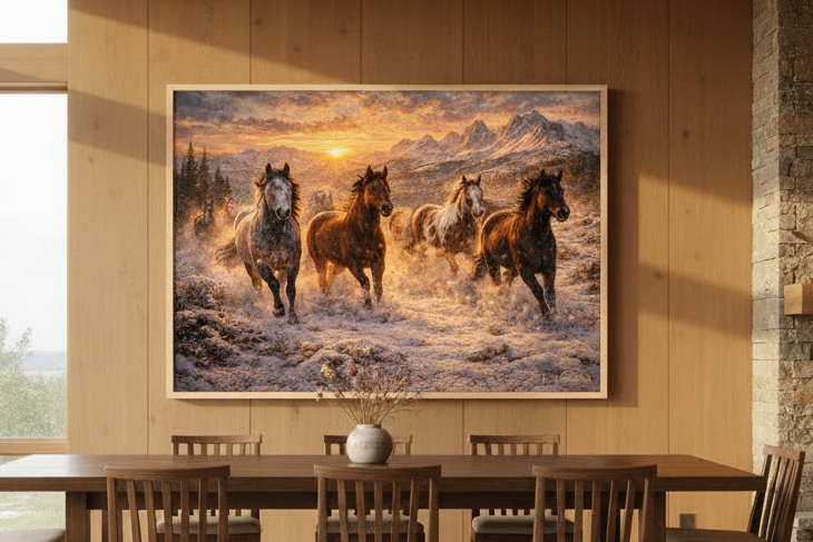 Alpine Thunder - Print On Canvas